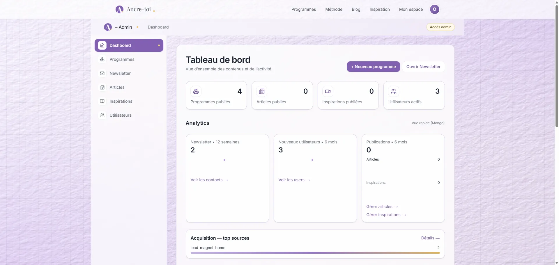 Espace membre — commandes & accès